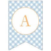 リトルカボチャのライトブルートラックの最初の誕生日 バンティングフラッグ (第3の旗)