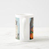 リトルカボチャの女の子と友人 ボーンチャイナマグカップ (裏面)