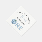 リトルカボチャの最初の誕生日パーティー スタンダードカクテルナプキン (角)