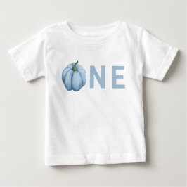 リトルカボチャの最初の誕生日パーティー ベビーTシャツ