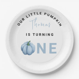 リトルカボチャの最初の誕生日パーティー ペーパープレート