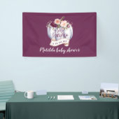 リトルカボチャの水カラー秋ベビーシャワーパーティー 横断幕 (トレードショー)