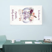 リトルカボチャの水カラー秋ベビーシャワーパーティーb 横断幕 (トレードショー)