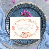 リトルカボチャの途中の秋10月のベビーシャワーE エンクロージャーカード