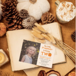 リトルカボチャの2回目の誕生日 招待状