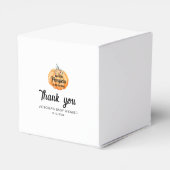 リトルカボチャはベビーシャワーの途中にある フェイバーボックス (裏面サイド)