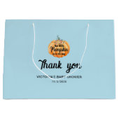 リトルカボチャはベビーシャワーの途中にある ラージペーパーバッグ (正面)