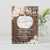 リトルカボチャはベビーシャワーの途中にある 招待状 (スタンド正面)