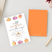 リトルカボチャは方法ベビーシャワー招待状 招待状