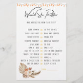 リトルカボチャは秋の赤ちゃんシャワーの途中にある チラシ (正面)