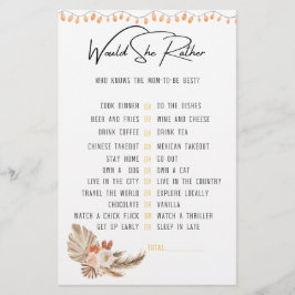 リトルカボチャは秋の赤ちゃんシャワーの途中にある チラシ