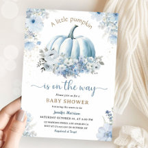 リトルカボチャオンザウェイボーイ秋ベビーシャワー