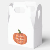 リトルカボチャオンザウェイ秋ベビーシャワー フェイバーボックス (オープン)