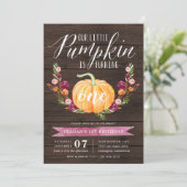 リトルカボチャカスタムンエイジ誕生日パーティー 招待状 (スタンド正面)