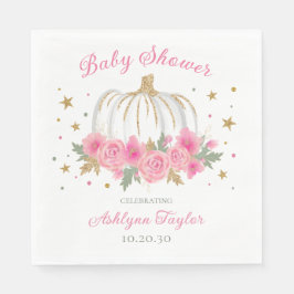 リトルカボチャガールベビーシャワー スタンダードランチョンナプキン