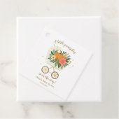 リトルカボチャガールベビーシャワー フェイバータグ (インサイチュ)