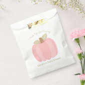 リトルカボチャガールベビーシャワー フェイバーバッグ (封をした状態)