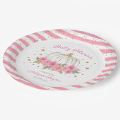 リトルカボチャガールベビーシャワー ペーパープレート (アングル)