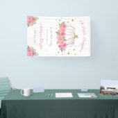 リトルカボチャガールベビーシャワー 横断幕 (トレードショー)