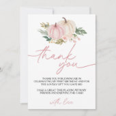 リトルカボチャターニングワン誕生日サンキューカード 招待状 (正面)