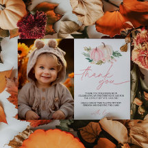 リトルカボチャターニングワン誕生日サンキューカード