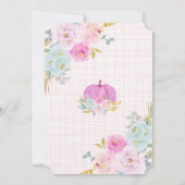 リトルカボチャターニングワン誕生日招待状 招待状 (裏面)