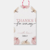 リトルカボチャターニングワン誕生日 ギフトタグ (正面)