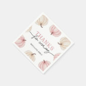 リトルカボチャターニングワン誕生日 スタンダードカクテルナプキン (角)