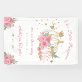 リトルカボチャツインガールベビーシャワー 横断幕 (横)