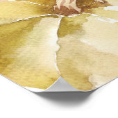 リトルカボチャピンクトラックベビーシャワーウェルカムサイン ポスター (角)