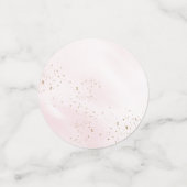 リトルカボチャピンクバーガンディ金ゴールドベビーシャワー コンフェッティ (スモール正面)