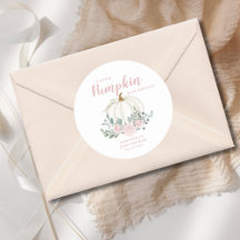 リトルカボチャピンクフローラベビーシャワー