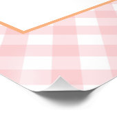 リトルカボチャピンク秋誕生日飾カボチャ ポスター (コーナー)