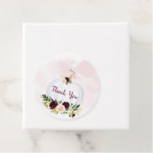 リトルカボチャピンク金ゴールドバーガンディーベビーシャワー フェイバータグ (インサイチュ)