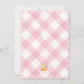 リトルカボチャフローラガールベビーシャワー招待状 招待状 (裏面)