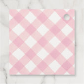 リトルカボチャフローラガールベビーシャワー フェイバータグ (裏面)