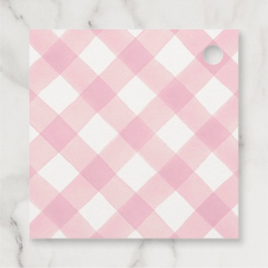 リトルカボチャフローラガールベビーシャワー フェイバータグ (裏面)