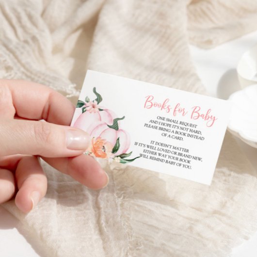 リトルカボチャフローラブックベビー エンクロージャーカード