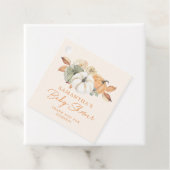 リトルカボチャフローラボホベイビーシャワーありがとう フェイバータグ (インサイチュ)