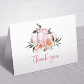 リトルカボチャフローラ折り畳みサンキューカード サンキューカード