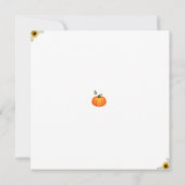 リトルカボチャフローラ秋サンキューカード サンキューカード (裏面)