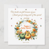 リトルカボチャフローラ秋サンキューカード サンキューカード (正面)