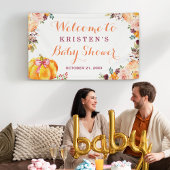 リトルカボチャフローラ秋秋ベビーシャワー 横断幕