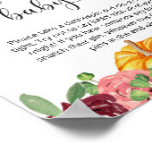 リトルカボチャフローラ言わないベビーポスター ポスター (角)