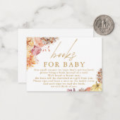 リトルカボチャフローラ赤ちゃんシャワーベビー本 ノートカード (正面/裏面インサイチュ)