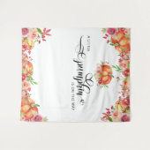 リトルカボチャフローラ赤ちゃんシャワー タペストリー (正面(横))