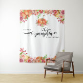 リトルカボチャフローラ赤ちゃんシャワー タペストリー (インサイチュ)
