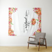 リトルカボチャフローラ赤ちゃんシャワー タペストリー (インサイチュ(横))