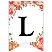 リトルカボチャフローラ赤ちゃんシャワー バンティングフラッグ (第2の旗)