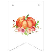 リトルカボチャフローラ赤ちゃんシャワー バンティングフラッグ (第1の旗)